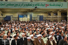 دیدار کارگزاران حج ۹۸ با حضرت آیت‌الله العظمی خامنه‌ای، رهبر معظم انقلاب اسلامی