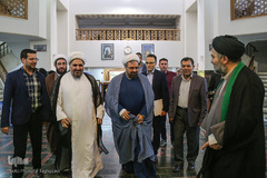 آیین افتتاحیه برنامه‌های دهه کرامت در حرم عبدالعظیم حسنی (ع)