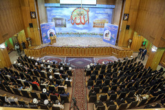 آیین افتتاحیه برنامه‌های دهه کرامت در حرم عبدالعظیم حسنی (ع)