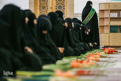 آیین خطبه خوانی در روز ولادت کریمه اهل بیت حضرت معصومه(س)