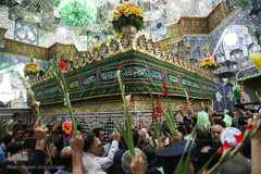 آیین خطبه خوانی در روز ولادت کریمه اهل بیت حضرت معصومه(س)