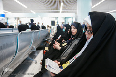 آئین بدرقه اولین کاروان حج تمتع ۱۳۹۸