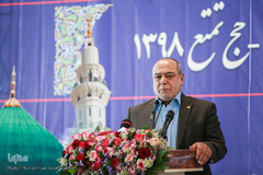 آئین بدرقه اولین کاروان حج تمتع ۱۳۹۸