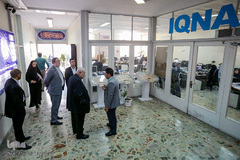 بازدید صلاح الزواوی، سفیر فلسطین در تهران از خبرگزای ایکنا در حاشیه نشست بررسی ابعاد «معامله قرن»