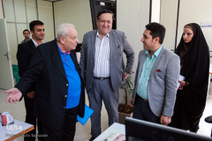 بازدید صلاح الزواوی، سفیر فلسطین در تهران از خبرگزای ایکنا در حاشیه نشست بررسی ابعاد «معامله قرن»