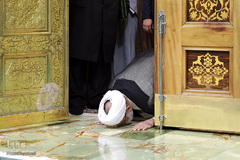 آیین غبارروبی مضجع مطهر رضوی