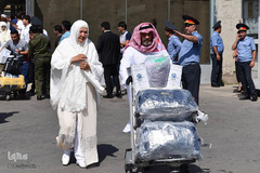 بازگشت اولین گروه حجاج تاجیکستانی از سفر حج