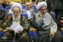 تودیع حجت‌الاسلام محمدحسن اختری، دبیر کل سابق و معارفه رضا رمضانی، دبیرکل جدید مجمع جهانی اهل بیت