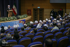 تودیع حجت‌الاسلام محمدحسن اختری، دبیر کل سابق و معارفه رضا رمضانی، دبیرکل جدید مجمع جهانی اهل بیت