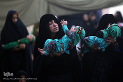 مراسم شیرخوارگان حسینی در منطقه محروم زهکلوت