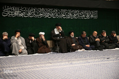 اولین شب مراسم عزاداری حضرت اباعبدالله الحسین(ع) در حسینیه امام خمینی(ره)