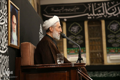 اولین شب مراسم عزاداری حضرت اباعبدالله الحسین(ع) در حسینیه امام خمینی(ره)