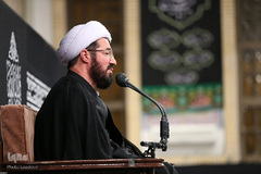 مراسم عزاداری شب تاسوعای حسینی در حسینه امام‌خمینی(ره)