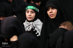 مراسم عزاداری شب تاسوعای حسینی در حسینه امام‌خمینی(ره)