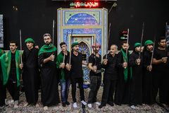 آیین مشعل گردانی در دولت آباد