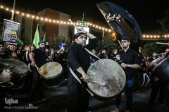 آیین مشعل گردانی در دولت آباد