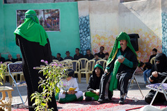 عزاداری ظهر عاشورا در حسینیه سیاهبند