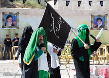 عزاداری ظهر عاشورا در حسینیه سیاهبند