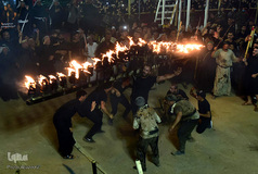 عزاداری شیعیان عراقی در نجف اشرف