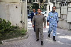 بازدید سردار بهمن کارگر، رئیس بنیاد حفظ آثار و نشر ارزش‌های دفاع مقدس از ایکنا