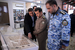 بازدید سردار بهمن کارگر، رئیس بنیاد حفظ آثار و نشر ارزش‌های دفاع مقدس از ایکنا