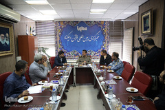 بازدید سردار بهمن کارگر، رئیس بنیاد حفظ آثار و نشر ارزش‌های دفاع مقدس از ایکنا