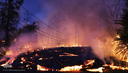 تصاویر حیرت انگیز از فوران آتشفشان‌ها