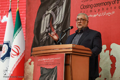 ابوذر ابراهیمی ترکمان، رئیس سازمان فرهنگ و ارتباطات اسلامی در اختتامیه پنجمین دوره جایزه جهانی اربعین