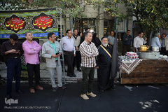 مراسم بدرقه پیک امید کانون به پیاده روی اربعین