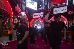 حرکت دسته‌های عزاداری به سمت حرمین شهدای کربلا