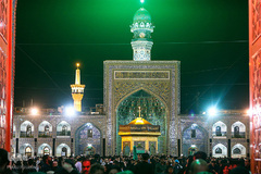 مراسم عزاداری شام اربعین حسینی در حرم مطهر رضوی