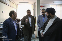 بازدید حجت الاسلام والمسلمین سیدمسعود میریان، مدیر مرکز قرآن کریم آستان قدس رضوی از تحریریه ایکنا