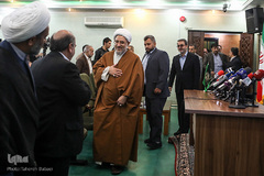 نشست خبری آیت‌الله محسن اراکی، دبیرکل مجمع جهانی تقریب مذاهب اسلامی