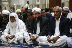 تجدید میثاق مهمانان سی و سومین کنفراس وحدت اسلامی با آرمان های امام