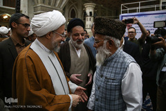 تجدید میثاق مهمانان سی و سومین کنفراس وحدت اسلامی با آرمان های امام