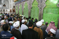 تجدید میثاق مهمانان سی و سومین کنفراس وحدت اسلامی با آرمان های امام