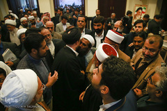 تجدید میثاق مهمانان سی و سومین کنفراس وحدت اسلامی با آرمان های امام