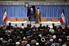 دیدار میهمانان کنفرانس بین‌المللی وحدت‌اسلامى‌ با رهبر انقلاب