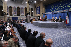 دیدار میهمانان کنفرانس بین‌المللی وحدت‌اسلامى‌ با رهبر انقلاب