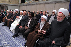 دیدار میهمانان کنفرانس بین‌المللی وحدت‌اسلامى‌ با رهبر انقلاب