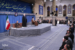 دیدار میهمانان کنفرانس بین‌المللی وحدت‌اسلامى‌ با رهبر انقلاب