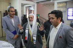 بازدید شیخ محمد نمر زغموت، رئیس شورای اسلامی فلسطین در لبنان از تحریریه ایکنا