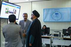 بازدید  سیدعلی السید قاسم، هماهنگ کننده مرکز گفتگوی ادیان لبنان از تحریریه ایکنا