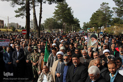 راهپیمایی حمایت از اقتدار ملی در خراسان جنوبی