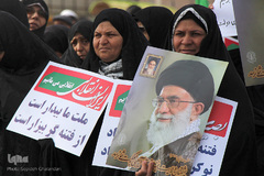 راهپیمایی حمایت از اقتدار ملی در خراسان جنوبی