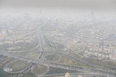 آلودگی شهر تهران، دوشنبه ۱۱ آذر