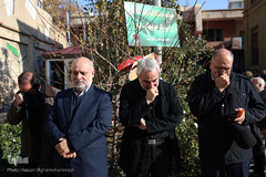 مراسم تشییع پیکر مرحوم «موسوی قهار» مداح و مناجات خوان پیشکسوت