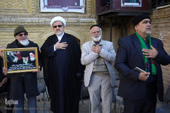 مراسم تشییع پیکر مرحوم «موسوی قهار» مداح و مناجات خوان پیشکسوت