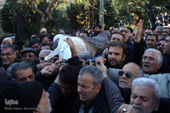 مراسم تشییع پیکر مرحوم «موسوی قهار» مداح و مناجات خوان پیشکسوت