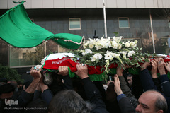 مراسم تشییع پیکر مرحوم «موسوی قهار» مداح و مناجات خوان پیشکسوت